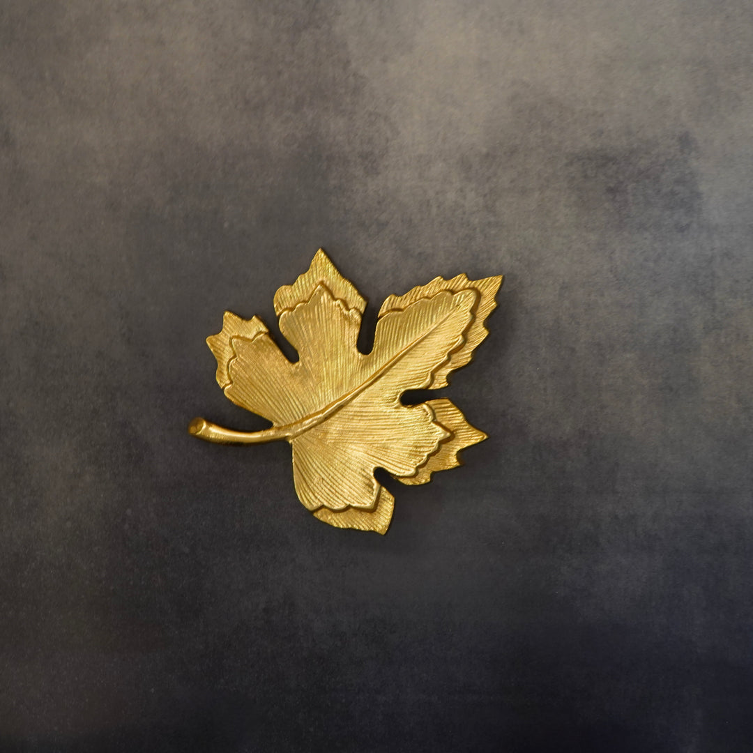 Golden Grape Leaf wall Decor, Small