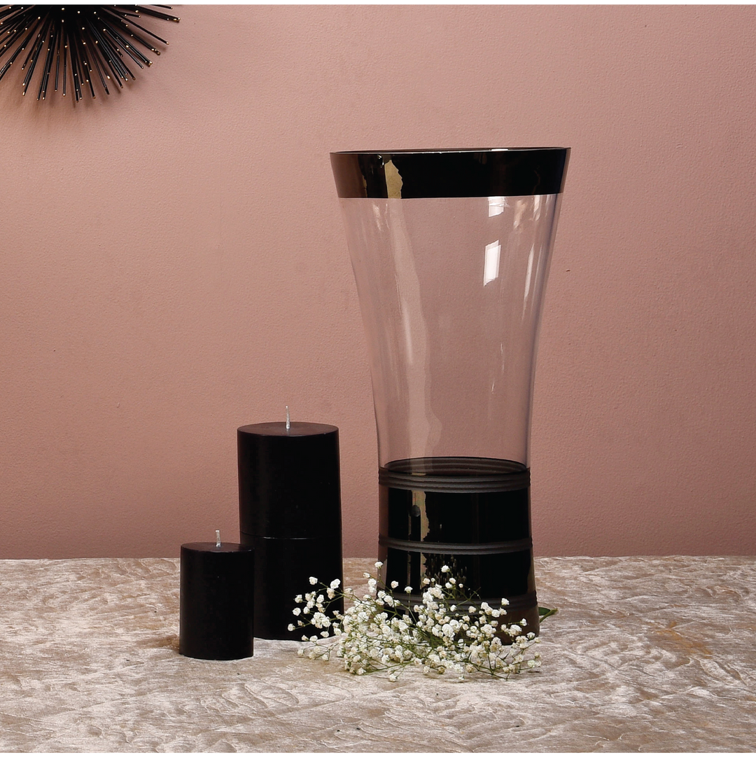 Vase With Black Bands, Small