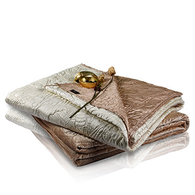 Meadow Faux Silk Reversible Bedspread