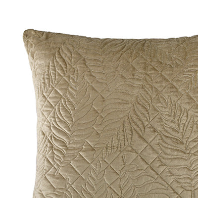 Leaf Lattice Velvet Euro Cushion Cover 26x26 inch