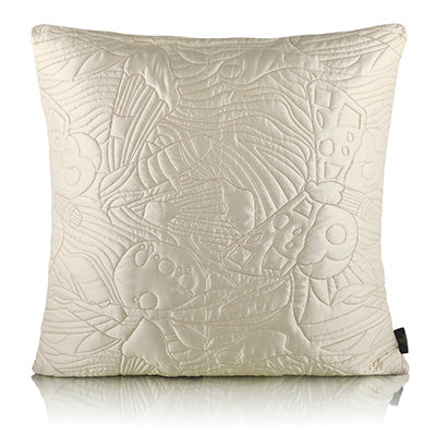 Meadow Faux Silk Euro in White