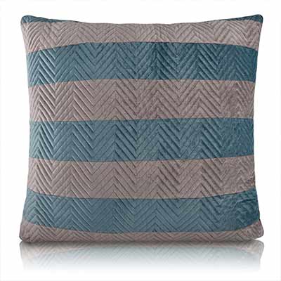 Chevron Velvet Stripe Euro 26 x 26 inch